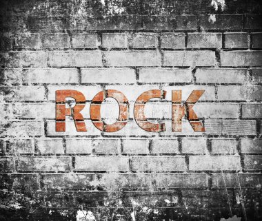 Grunge rock müzik poster