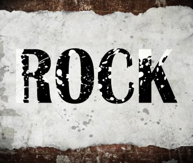 Grunge rock müzik poster
