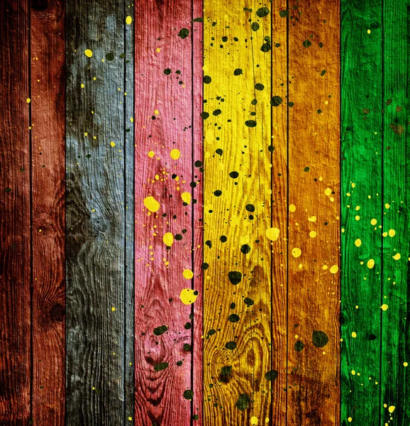 Colorful wood background — Stock Photo, Image