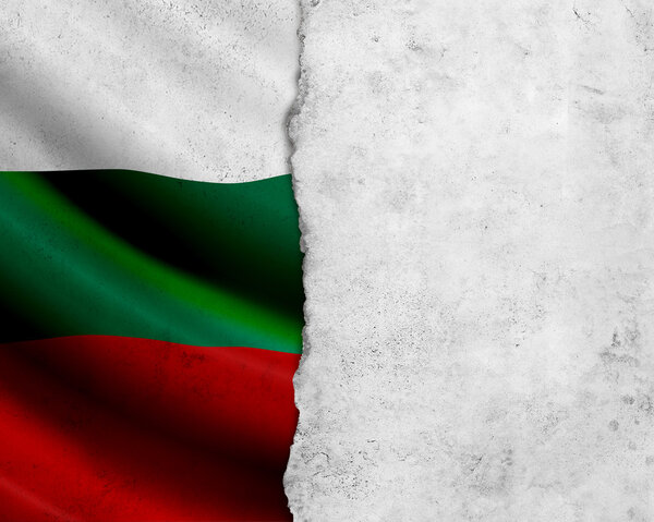 Grunge Bulgaria flag