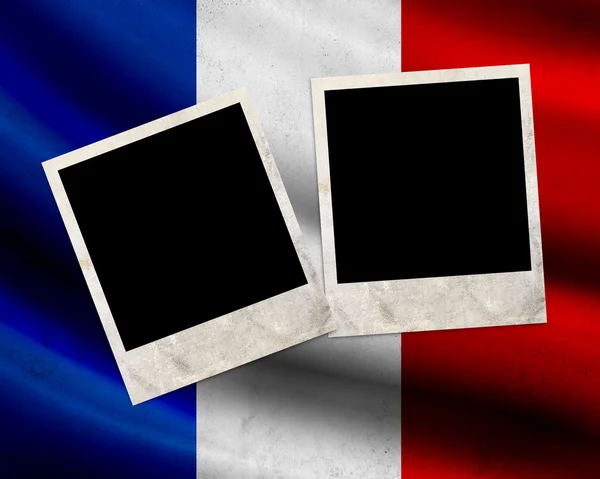 Grunge france bandera —  Fotos de Stock