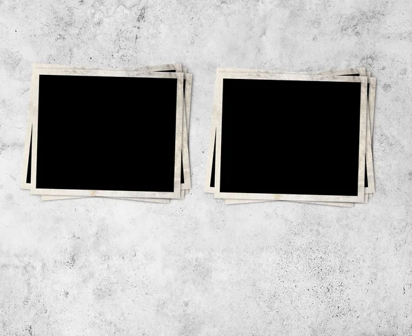 Photo frames on grunge background — Stock Photo, Image