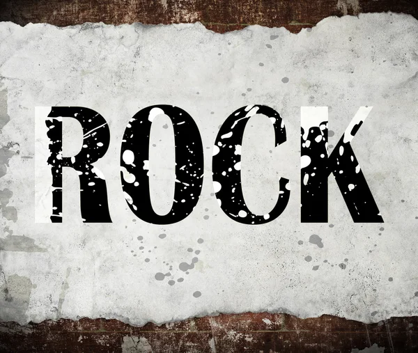 Cartaz de música grunge rock — Fotografia de Stock