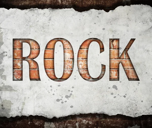 Cartaz de música grunge rock — Fotografia de Stock