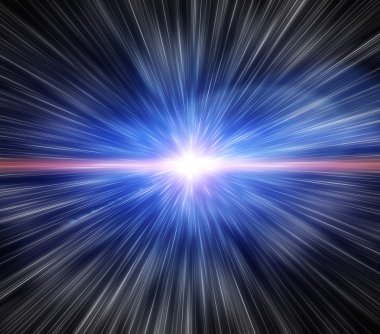 mavi bir arka plan üzerinde flash