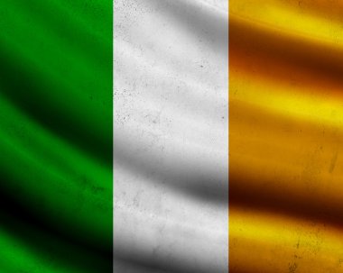 Grunge İrlanda bayrağı