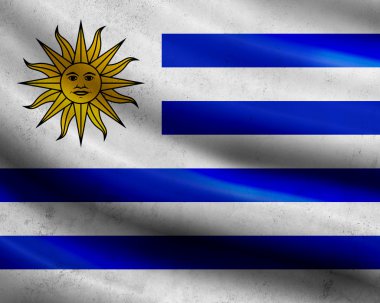 Grunge uruguay bayrağı