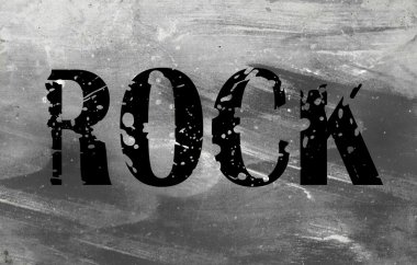 Grunge rock müzik poster