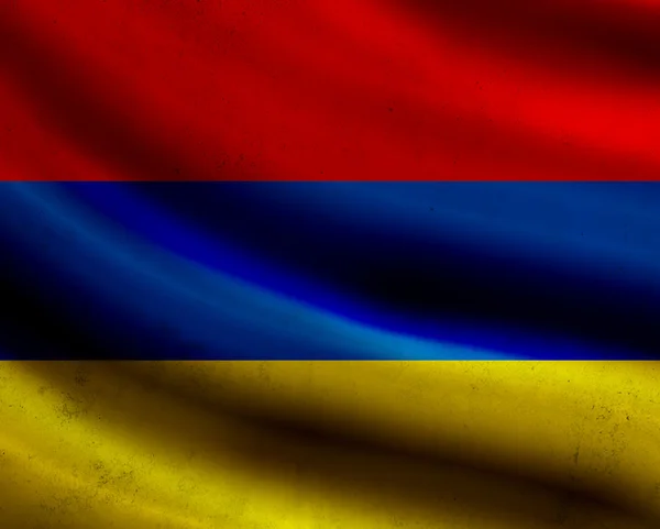 Bandera de Armenia Grunge —  Fotos de Stock