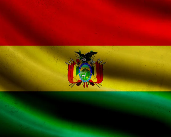 Σημαία της Βολιβίας grunge — Φωτογραφία Αρχείου