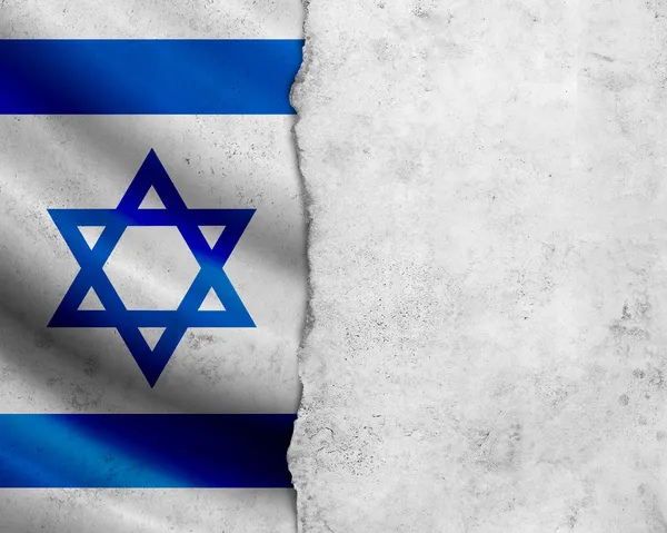 Grunge İsrail bayrağı