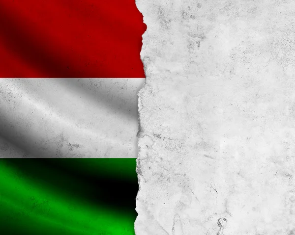 Grunge Hungary flag — Stock Photo, Image