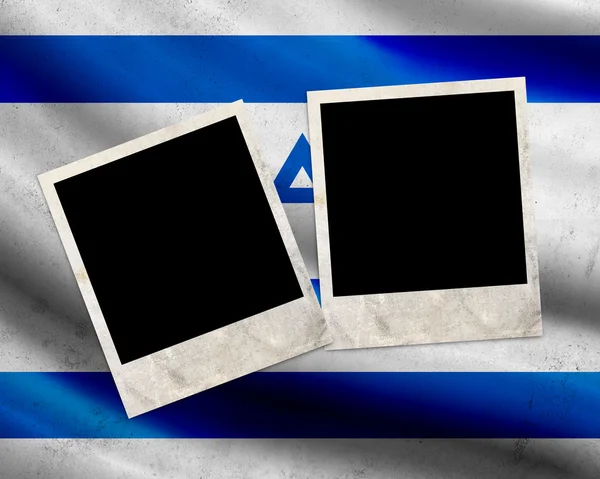 Grunge İsrail bayrağı — Stok fotoğraf