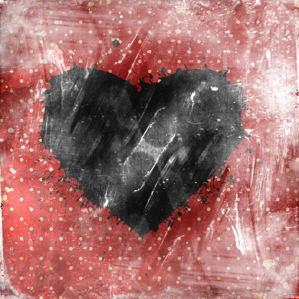 Grunge heart — Stock Photo, Image