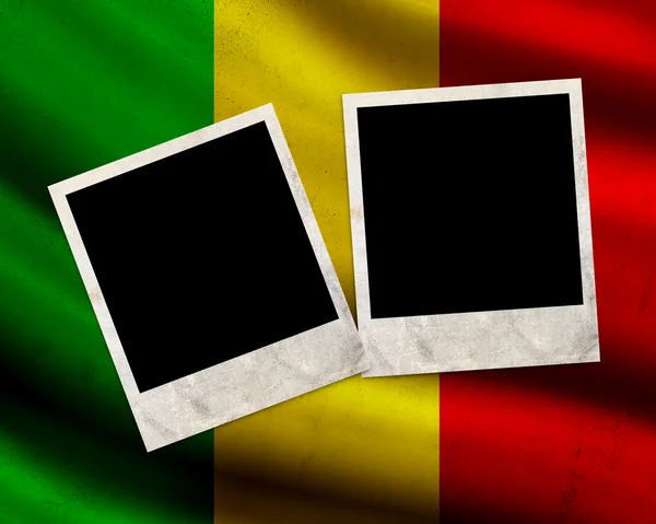 Bandera Grunge Mali —  Fotos de Stock