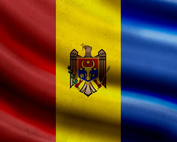 Республика Молдова - гранж — стоковое фото