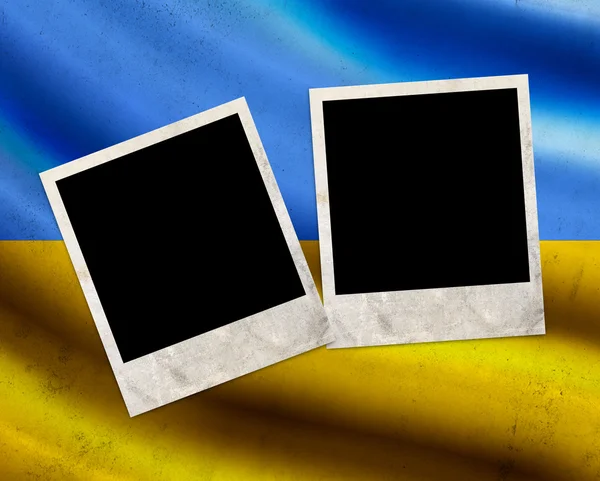 Grunge Bandeira Ucrânia — Fotografia de Stock