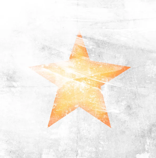 Turuncu yıldız — Stok fotoğraf