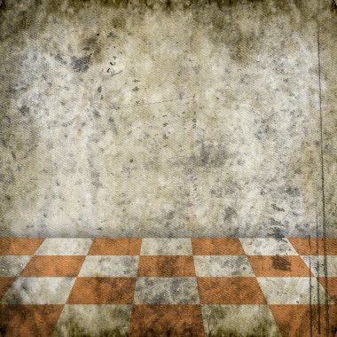 Grunge satranç Oda