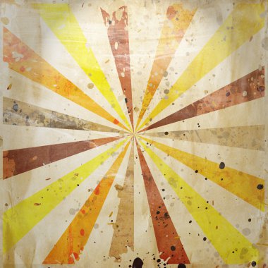 Çoklu renkli güneş ışınları grunge arkaplanı