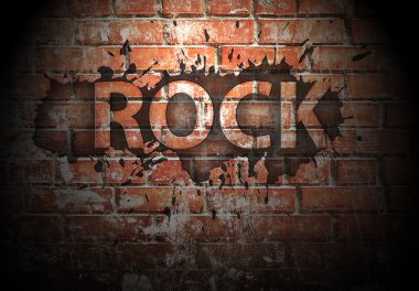 Grunge rock müzik poster