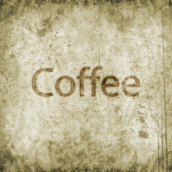 コーヒー グランジ背景 — ストック写真