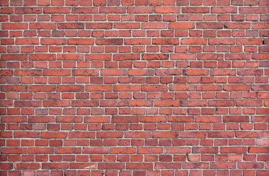 Background of red brick wall clipart