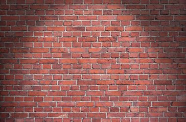 kırmızı tuğla duvarın arka