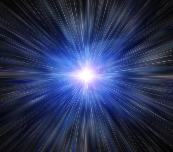 Flash on a blue background — Stock Photo, Image