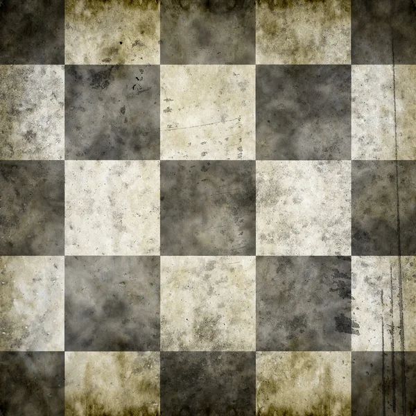 Grunge skakbræt - Stock-foto