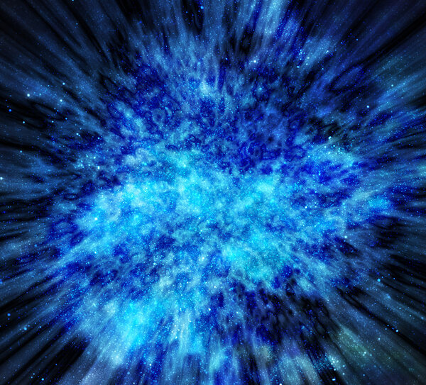 illustration of space with multiple stars