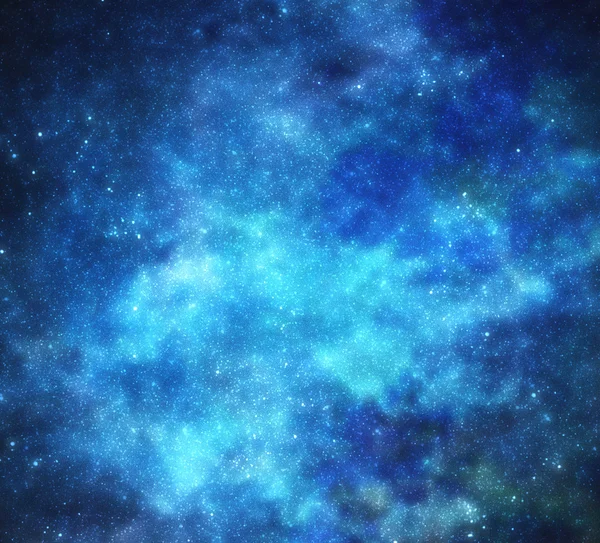Ilustração do espaço com múltiplas estrelas — Fotografia de Stock