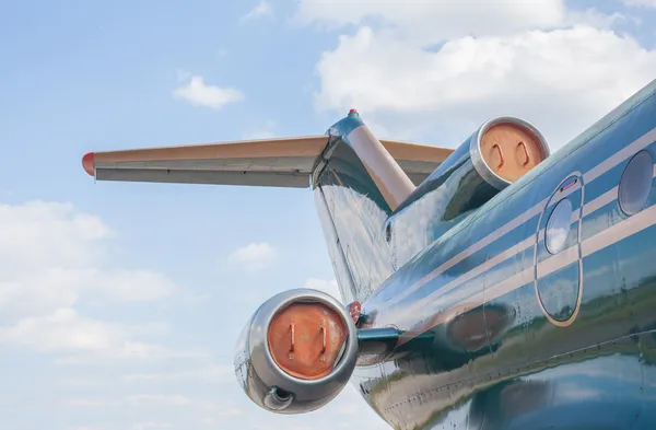 Undercarriage of the airplane — Stock Photo, Image