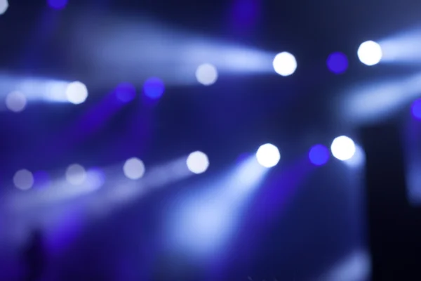 Blue Stage Lights, espectáculo de luces en el concierto —  Fotos de Stock