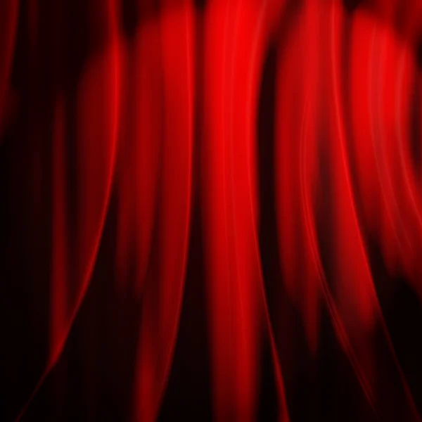 Red curtain with place for text — Stock Photo, Image