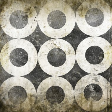 grunge arka planda soyut halkalar