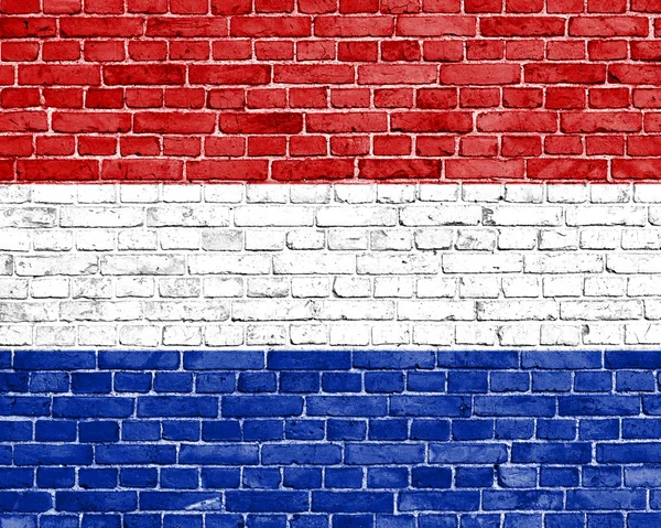 Grunge Nederland vlag — Stockfoto