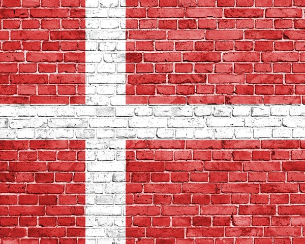 Флаг Гранж Дании — стоковое фото