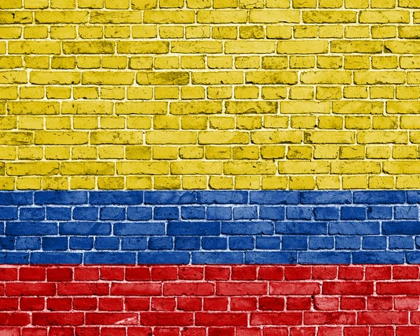 Grunge Kolumbia zászló — Stock Fotó