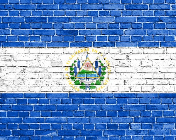 Grunge El Salvadorflag — Foto Stock