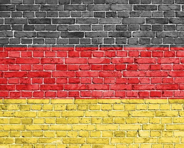 Grunge Duitsland vlag — Stockfoto