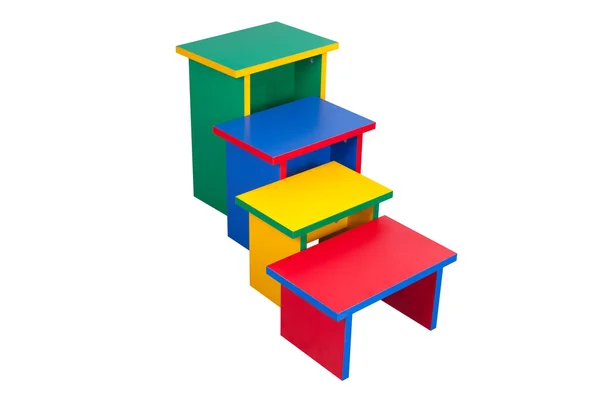 Prospettiva di sedie a colori — Foto Stock