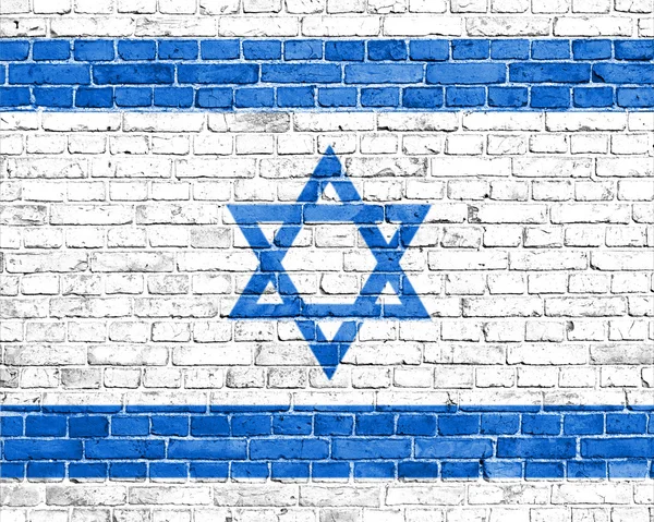 Bandeira de Grunge Israel — Fotografia de Stock