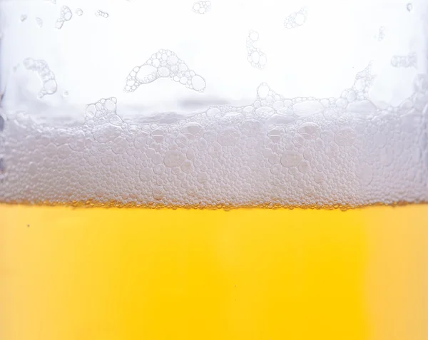 Pivní bubliny — Stock fotografie