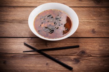 Japon miso çorbası.