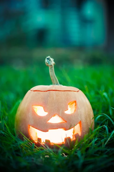 Jack-o-Lanterna di Halloween — Foto Stock