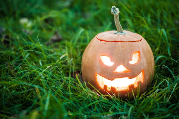 Jack-o-Lanterna di Halloween — Foto Stock