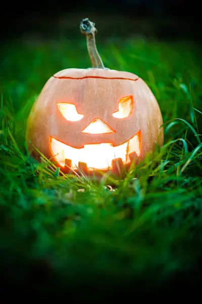 Jack-o-Lanterna di Halloween — Foto Stock