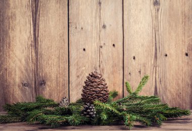 Noel ağacı dalları ile çarpmak