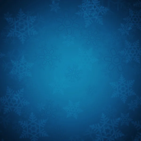 Fondo de Navidad abstracto con copos de nieve — Foto de Stock